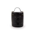 thumbnail image 2 of Bolsa Lucentzza Cilíndrica Negra con material abullonado, 2 of 7
