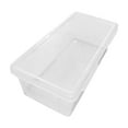 thumbnail image 2 of 5 Pcs Plastic Storage Containers with Lids for Office Supplies Pencil Box Supplies Makeup Crafts and Charger with Buckles White*5 7.4 In, 2 of 4