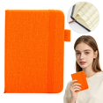 thumbnail image 2 of Single A7 Blank Notebook, Pocket-Sized Notebook With Built-In Pen Loop, Portable Memo Journal For Campus Study Workplace Meeting Notes Travel Sketching, 2 of 9