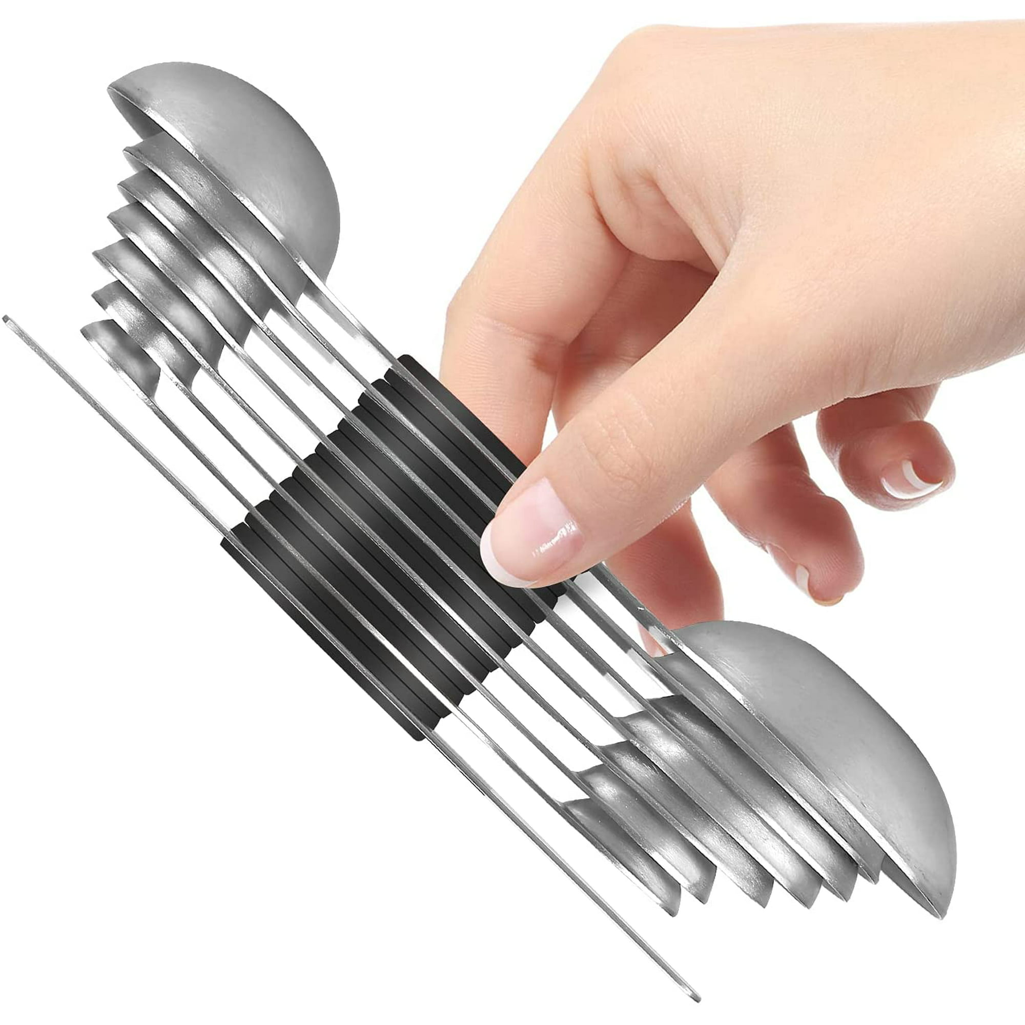 Dual Sided Stainless Steel Magnetic Measuring Spoons 