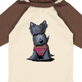 thumbnail image 4 of Inktastic Scottie Dog in Plaid Boys or Girls Long Sleeve Baby Bodysuit, 4 of 5