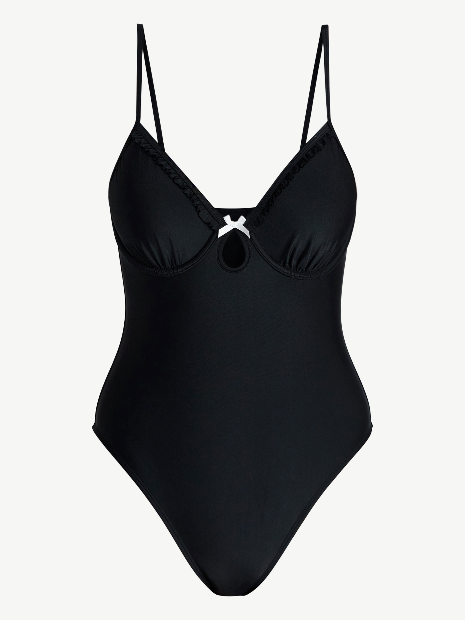 No Boundaries Underwire One-Piece Swimsuit, Women's XXS-XXL