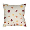 thumbnail image 2 of Surya  Falling Leaves Medium Throw Pillow - White - Red & Yellow, 2 of 2