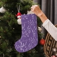 thumbnail image 5 of Sikiie Lavender Flowers Christmas Stockings,18 Inches Christmas Stockings Xmas Hanging Stockings for Family Christmas Decorations & Gifts, 5 of 7