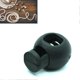 thumbnail image 2 of Spring Cord Lock Single Hole End Round Fastener Buttons Slider Toggle Stopper for Backpack Shoelace Sportswear Black, 2 of 3