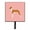 Pink, variant on Carolines Treasures BB3874SH4 Basenji Checkerboard Green Leash or Key Holder