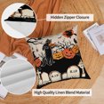 thumbnail image 3 of DaShan Halloween Pillow Cover 16x16 Set of 2,Black Cat Pumpkin Decorative Pillow Cases Couch Cushion for Bedroom Home Decor, 3 of 6