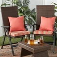 thumbnail image 2 of Greendale Home Fashions Coral 17 in. Square Outdoor Throw Pillow (2-Pack), 2 of 5