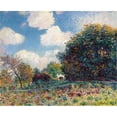 thumbnail image 2 of Alfred Sisley 24x20 Gold Ornate Framed and Double Matted Museum Art Print Titled - Path at the Entrance to a Wood (1890-91), 2 of 4