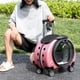 thumbnail image 4 of Bolsa de transporte para con ruedas, bolsa de transporte para mascotas, Rosa Gloria Caja de la carretilla, 4 of 9