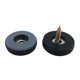thumbnail image 3 of Deslizadores antideslizantes de 25 mm para muebles, con tornillos y clavos. Protectores de suelo para patas de madera de sillas, mesas, sofás y taburetes. Tornillo redondo de 25 mm, 3 of 3