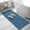Blue, variant on Blue Vintage Bathroom Runner Rugs Non Slip Washable Absorbent Narrow Long Bath Mat Farmhouse Geometric Vertical Stripes Modern Runner Rugs for Kitchen Hallway Bedroom Laundry Study Room 15.7"x47.2"