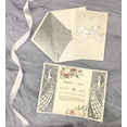 thumbnail image 2 of Tarjetas de invitación blancas cortadas con láser, árbol dorado, bolsillo de boda, invitación de fiesta de cumpleaños, invitaciones de matrimonio, sobre plateado brillante, 1 pieza, 2 of 4