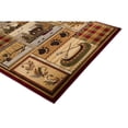 thumbnail image 5 of HR HANDCRAFT RUGS HR Cabin Rug Modern Geometric Design Cabin Rug Abstract, Beige/Multicolor 76 x 101, 5 of 5