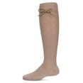 thumbnail image 5 of SlimMe  Ribbed Bow Knee-High Socks - Girls - Female, 6, Navy, 5 of 6