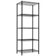thumbnail image 3 of 5 Tier Steel Wire Shelf, Black, 3 of 3