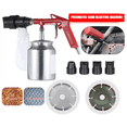 thumbnail image 3 of Handheld Pneumatic Sandblaster Sandblasting SprayGun with Nozzles Anti-Rust Sand Blasting Power Tools SandblastingGun, 3 of 6