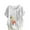 White14, variant on Womens Summer Tops Oversized Tshirts Summer Casual Round Neck Short Sleeve Flower Printing Loose Shirt Tops (Size:S-5XL)