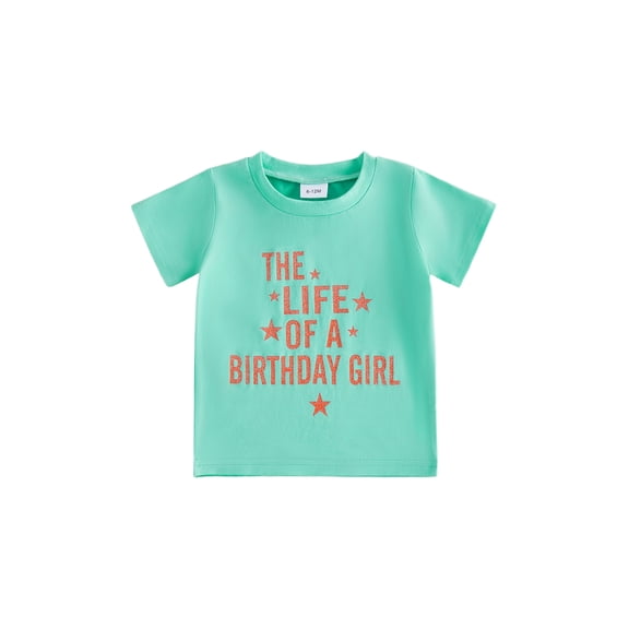 BemeyourBBs Toddler Baby Girl Boy Matching Outfit The Life Of A Showbaby Clothes Newborn Infant Bubble Romper Letter Star Print Short Sleeve Crewneck Bodysuit T Shirt Top Summer Clothhing
