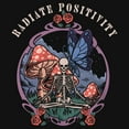 thumbnail image 2 of Girl's Lost Gods Radiate Positivity Skeleton Graphic Tee Black Large, 2 of 4