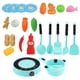 thumbnail image 5 of 24 piezas de alimentos de plástico falsos para niños pequeños, niñas y niños que inspiran la imaginación. Azul, 5 of 9