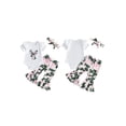 thumbnail image 2 of BemeyourBBs 2Pcs Newborn Baby Girl Deer Hunting Clothes Summer Camouflage Outfits Short Sleeve Reindeer Embroidery Romper Camo Print Pants Set Headband, 2 of 9