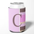 thumbnail image 2 of Carolines Treasures CJ1005-CCC Letter C Initial Monogram - Pink Stripes Can or Bottle  Hugger, 2 of 5