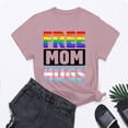 thumbnail image 4 of NJGRAE Summer Tops for Women Floral Print Summer T-Shirts Lgbt Shirt for Women Month Outfits S Graphic Tee Letter Print Top Women’S Ruffle Sleeve Tops S, 4 of 6