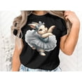 thumbnail image 2 of Dancing Bunny Rabbit Ballerina Ballet Dancer Dance Life Gift T-Shirt Bunny Ballet Dance Birthday Holiday Present Men Women Kids Tshirt, 2 of 10