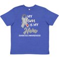 thumbnail image 3 of Inktastic My Mom is My Hero- Diabetes Awareness Youth T-Shirt, 3 of 5