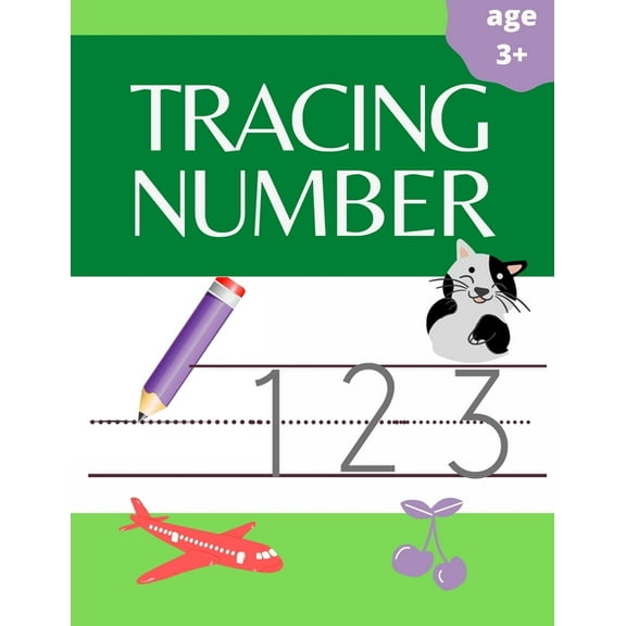 number tracing: number tracing book for preschoolers and kids, workbook for kids and preschoolers age 3-5, math activity, (Paperback)