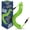 green, variant on AGALI 1/4 in x 25 ft Polyurethane Air Hose with Bend Restrictor, Air Compressor Hose with 1/4 Solid 100% Pure Copper Quick Connect Fittings and I/M Plug Kit, Coiled PU Air Hose 1/4", Blue