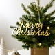 thumbnail image 4 of Letrero y Letras Doradas Brillantes Xihbxyly de 7,87 Pulgadas Adorno de Árbol de Navidad, 4 of 6