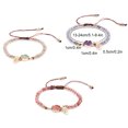 thumbnail image 3 of Wweixi 4mm Natural Stone Bracelets Hand-Woven Rope Chain Exquisite Beads Bracelet Weaving Chains Beautiful Handmade Jewelry Green, 3 of 6