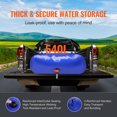 thumbnail image 4 of VEVOR 540L/142.7 Gallon Water Storage Bladder, RV Water Tank, 1000D Blue PVC Collapsible Water Storage Containers, Large Capacity Soft Water Bag, Portable Water Bladder, Fire Prevention, Camping, 4 of 9