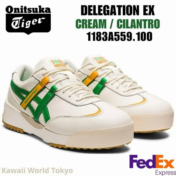 Onitsuka & Tiger DELEGATION EX CREAM/CILANTRO 1183A559 100 UNISEX NEW!! F/S