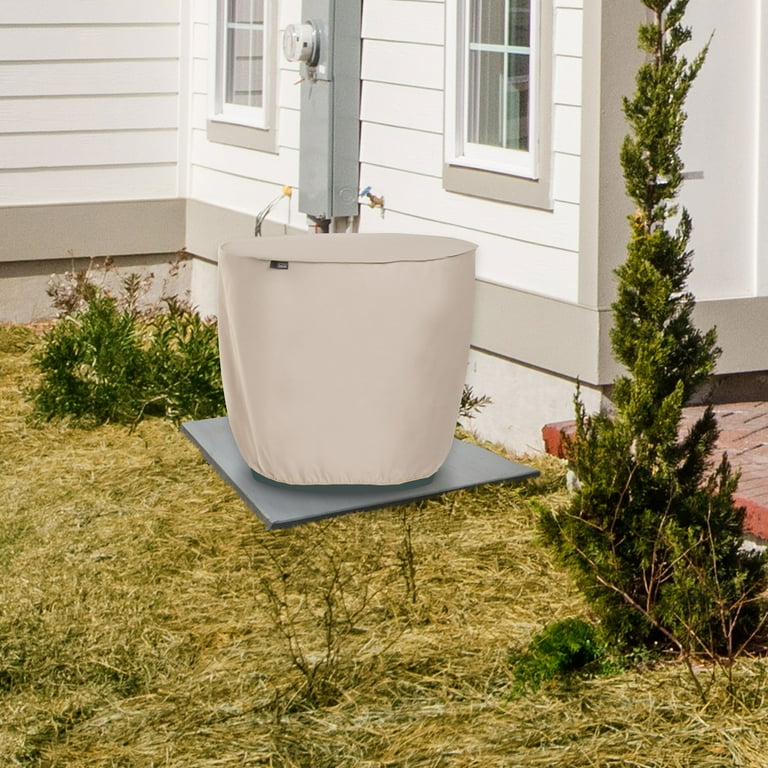 Round outdoor air conditioner cover deals