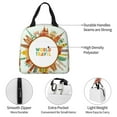 thumbnail image 3 of KLL World Travel3 Print Insulated Lunch Bag Women, Reusable Cute Tote Lunch Box for Adult & Men, Leakproof Cooler Lunch Bags for Work Office Travel Picnic, 3 of 5