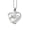 White, variant on Women's Mom Love Heart-Shaped Opal Copper Zircon Necklace