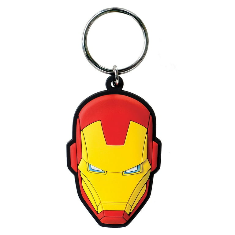 Iron man face keychain clearance