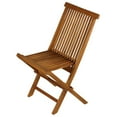 thumbnail image 2 of Coral Coast Outdoor Folding Chairs, Golden Teak Wood (Set of 2), 2 of 4