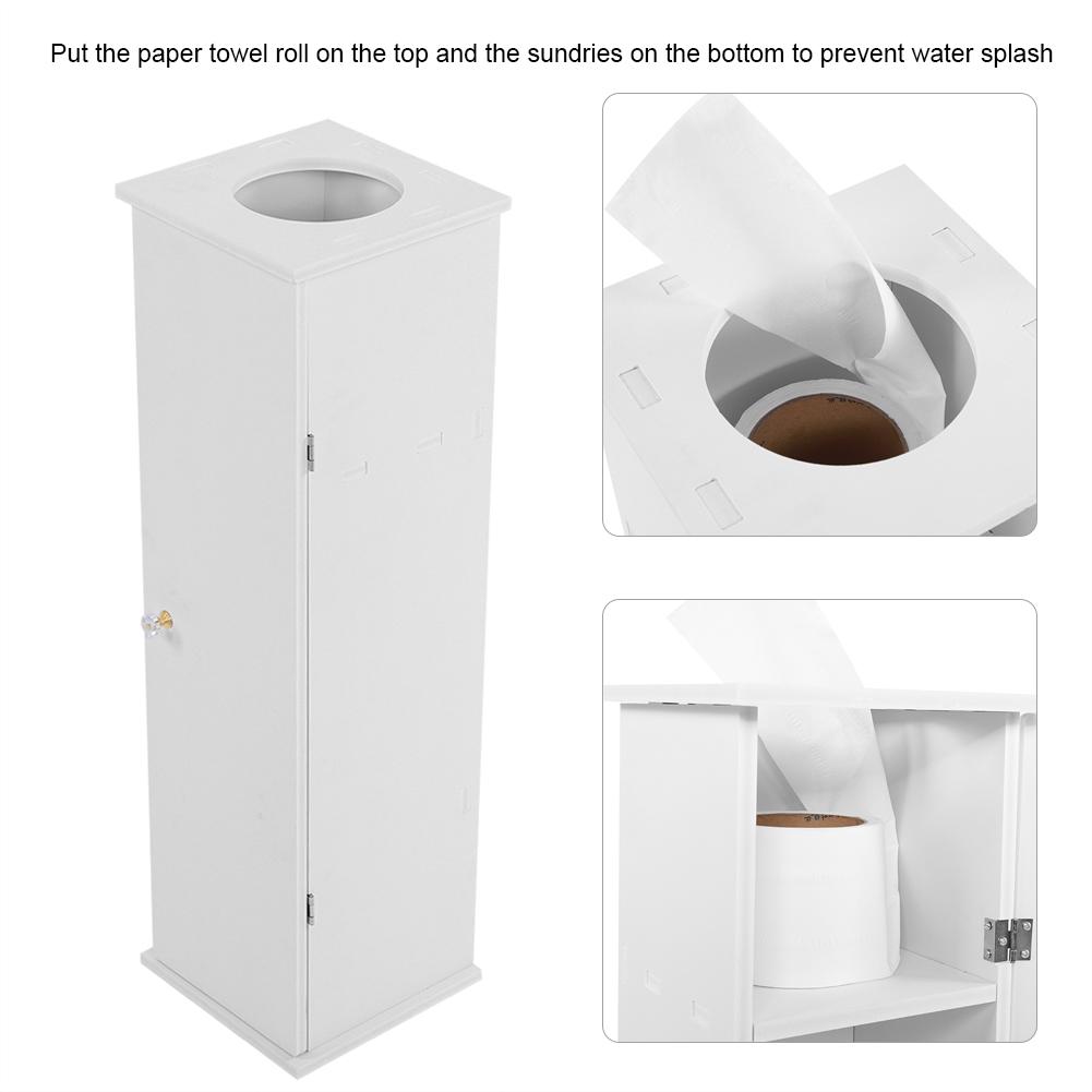 Ccdes Free Standing,Free Standing White Toilet Paper Bathroom Holder