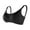 Black, variant on Maternity Nursing Bra For Women Ladies Traceless Comfortable Ice Silk Breathable No Steel Ring Front Buckle Breastfeeding Bra Woman Underwear Nursing Bra For Sleeping