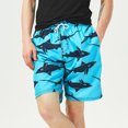 thumbnail image 3 of toraway Men's Beach Sweatpants Printed Trousers Drawstring Jogging Leisure Shorts XXL, 3 of 3