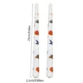 thumbnail image 3 of sruoe Taper Candles, Candles Unscented, Taper Candle Holders, Long Halloween Wax Candles, Smokeless Candles for Holiday Christmas Halloween Wedding Dinner Decoration Candle Sticks, White Candles, 3 of 6