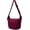 Dark Red, variant on Canvas Messenger Crossbody Hobo Bag Crescent Trendy  Tote Purse Women Men Casual Dumpling Sling Bag