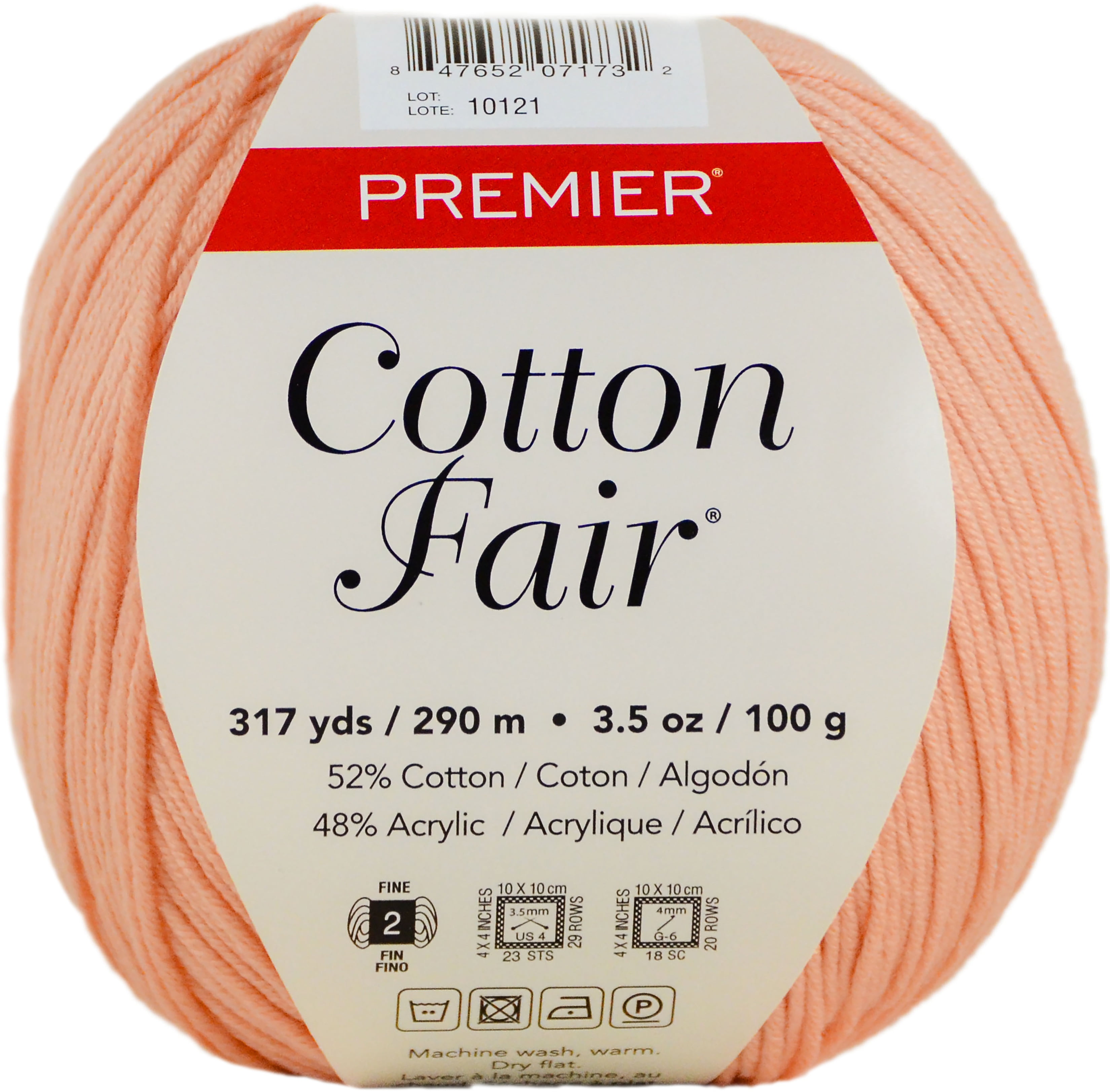 Premier Yarns Cotton Fair Solid YarnCoral
