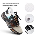 thumbnail image 4 of 2024 Seashell On The Beach Women Or Men Lace Up Flat Sneakers Female Mesh Walking Footwear, 4 of 8