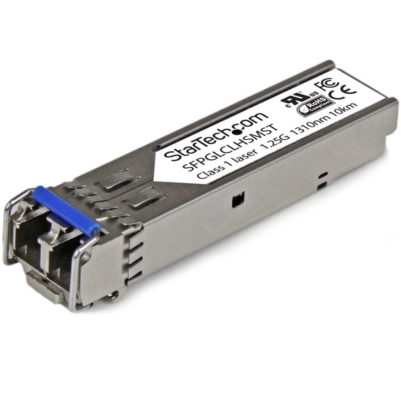 StarTech Cisco GLC-LH-SM Compatible SFP Module - 1000BASE-LX/LH - 1GE Gigabit Ethernet SFP Transceiver - 10km (SFPGLCLHSMST)