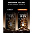thumbnail image 4 of Privacy Screen Protector for iPhone 15 Plus (6.7"), 25° Anti-Spy Tempered Glass, Easy Install Alignment Frame, Case-Friendly, 9H Hardness, Anti-Fingerprint, 3-Pack, 4 of 4